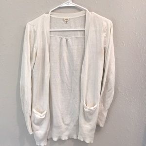 Shot J Crew cardigan